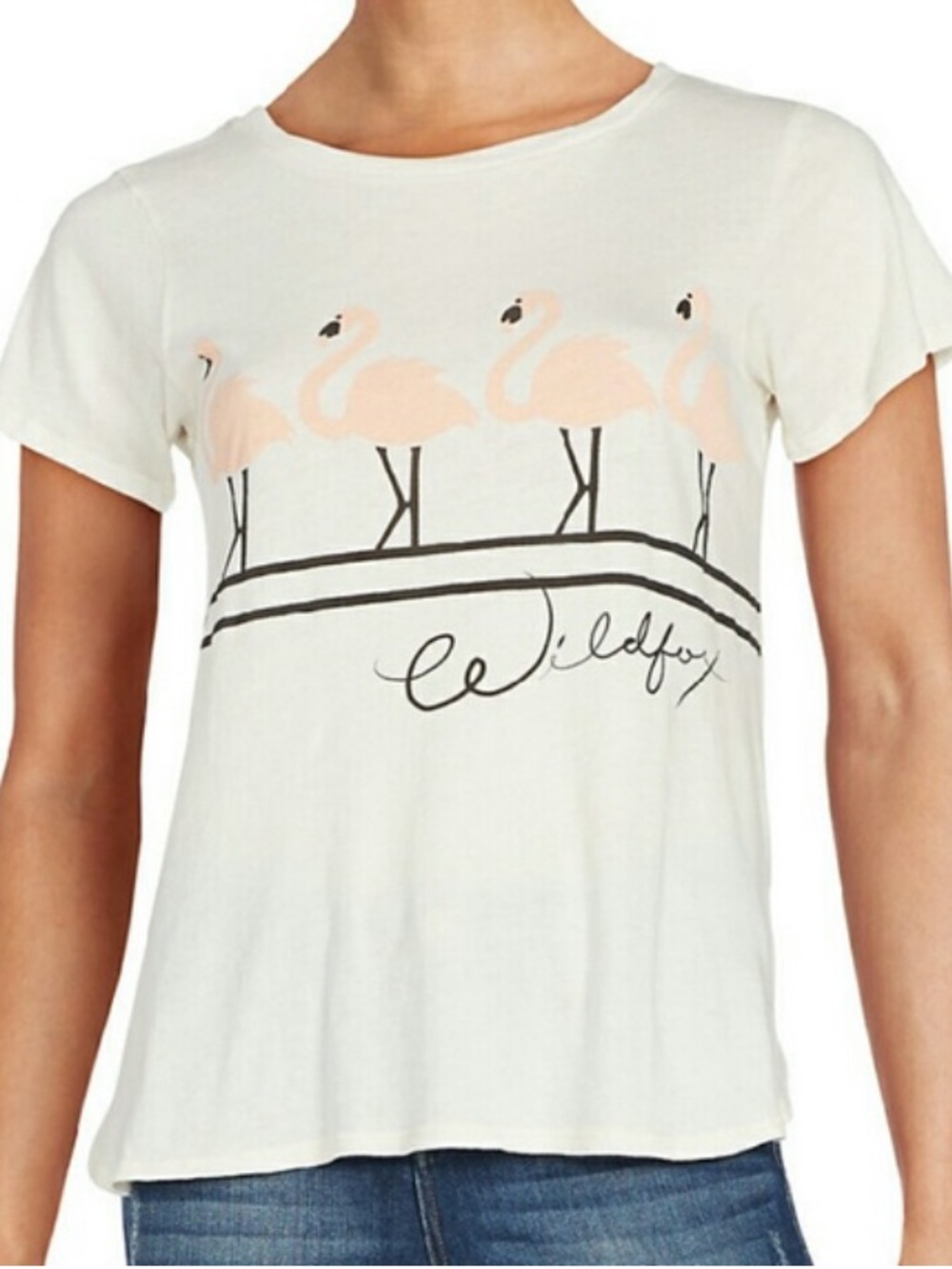 ✨Wildfox flamingo tee